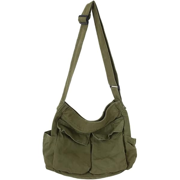 Amazon.com: Lauthen.S Grunge Bag Canvas Hobo Crossbody